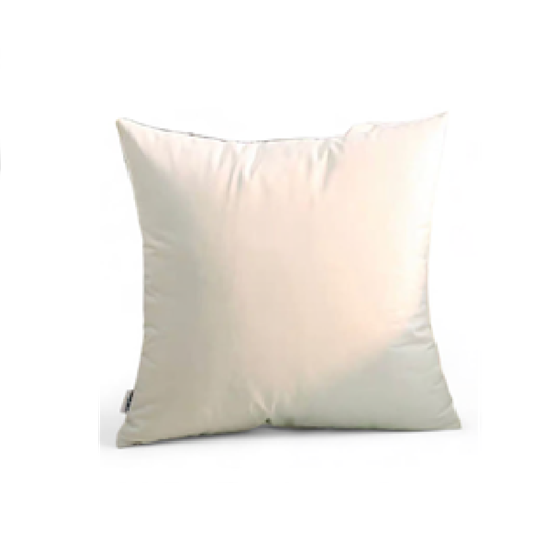 FUNDA PARA COJÍN VELVET TERCIOPELO LISO EN VARIEDAD DE COLORES - EN COLOR BLANCO - 1
