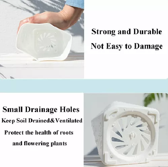 6 MOLDES PARA JARDINERAS PEQUEÑAS MOLDES PARA PLANTAS - 4