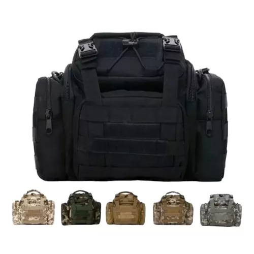 BOLSO BANANO GIGANTE TIPO BOTIQUÍN TÁCTICO MILITAR EN COLOR NEGRO - 2