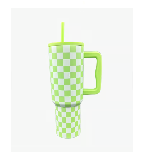 VASO TÉRMICO MUG, 1200 LT, ACERO INOXIDABLE, VERDE JAQUE MATE - 1