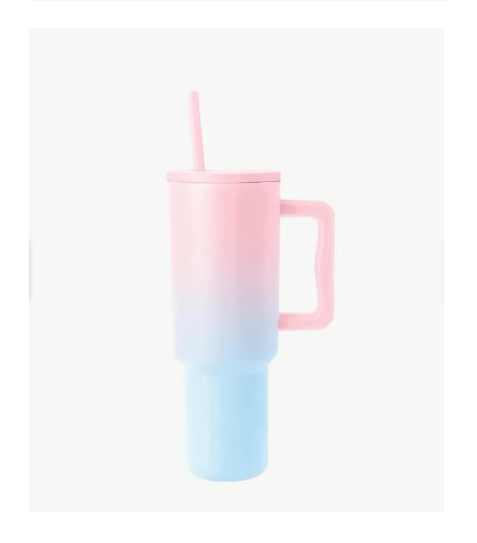 VASO TÉRMICO MUG, 1200 LT, ACERO INOXIDABLE, PINK BLUE - 1