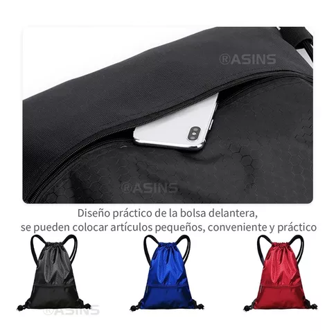 BOLSO TIPO MORRAL DEPORTIVO A PRUEBA DE AGUA CON CIERRE EN COLOR ROJO - 7