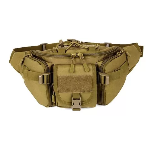 BANANO DE SENDERISMO TREKKING OUTDOOR TÁCTICO COLOR VERDE - 1