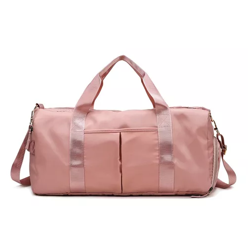 BOLSA DE GRAN CAPACIDAD PARA VIAJES Y DEPORTES, COLOR ROSADO - 1