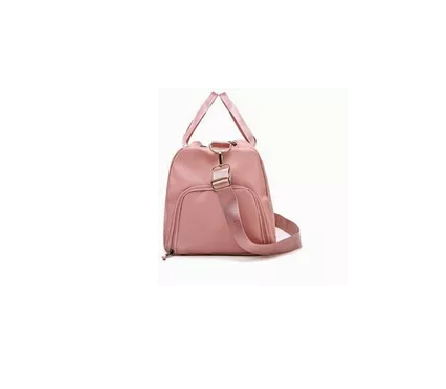 BOLSA DE GRAN CAPACIDAD PARA VIAJES Y DEPORTES, COLOR ROSADO - 4