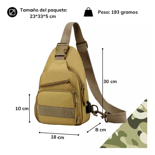 BOLSO TÁCTICO IMPERMEABLE BANANO BANDOLERO CON CARGA USB - 3