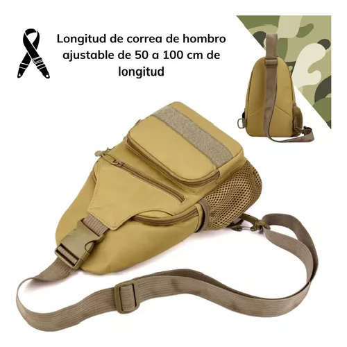 BOLSO TÁCTICO IMPERMEABLE BANANO BANDOLERO CON CARGA USB - 5