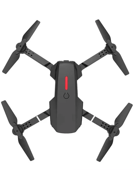 DRONE CON CÁMARA DUAL HD WIFI 3 BATERÍAS Y PROTECTORES COLOR EN COLOR NEGRO - 1