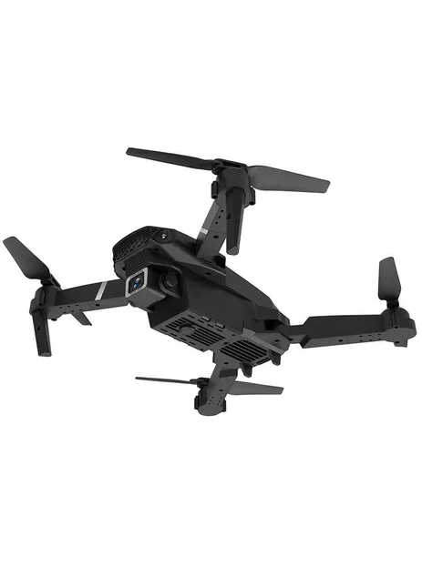 DRONE CON CÁMARA DUAL HD WIFI 3 BATERÍAS Y PROTECTORES COLOR EN COLOR NEGRO - 4