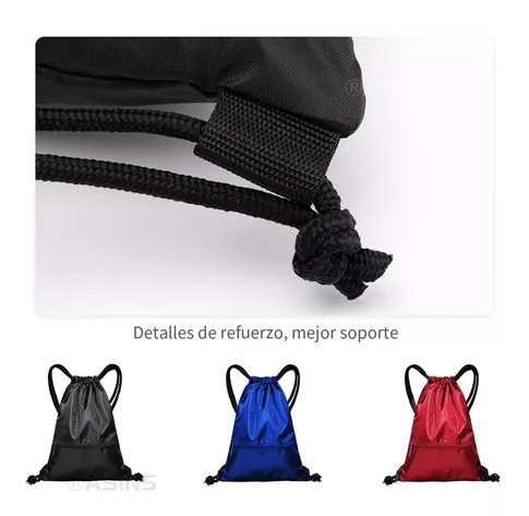 BOLSO TIPO MORRAL DEPORTIVO A PRUEBA DE AGUA CON CIERRE AZUL - 6