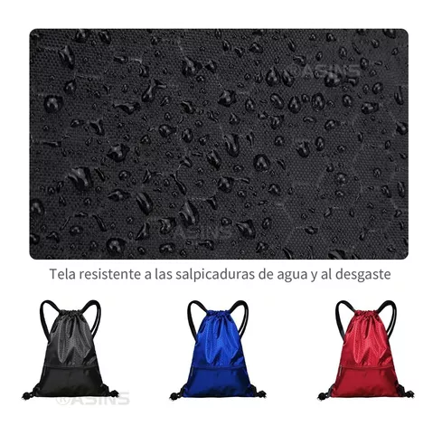 BOLSO TIPO MORRAL DEPORTIVO A PRUEBA DE AGUA CON CIERRE AZUL - 8