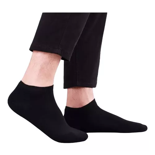 PACK DE 12 PARES DE CALCETINES DE BAMBÚ DEPORTIVOS TOBILLERAS, HOMBRE, MULTICOLOR, TALLA 39-44 - 3