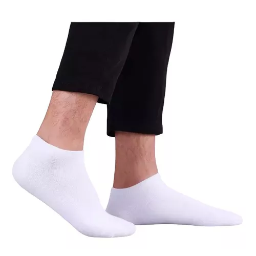 PACK DE 12 PARES DE CALCETINES DE BAMBÚ DEPORTIVOS TOBILLERAS, HOMBRE, MULTICOLOR, TALLA 39-44 - 5