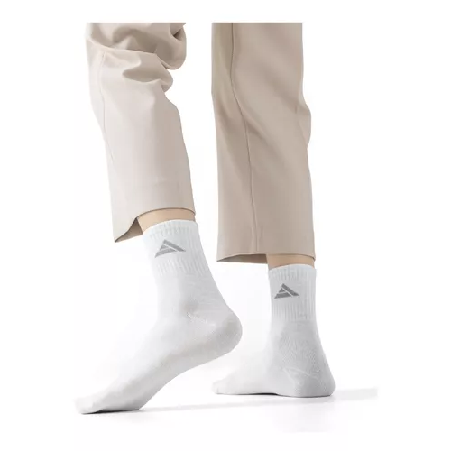 PACK DE 12 CALCETINES LARGOS DE BAMBÚ PARA HOMBRE, DEPORTIVOS, MULTICOLOR, TALLA 39-44 - 3