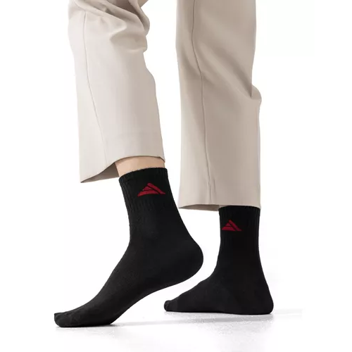 PACK DE 12 CALCETINES LARGOS DE BAMBÚ PARA HOMBRE, DEPORTIVOS, MULTICOLOR, TALLA 39-44 - 6