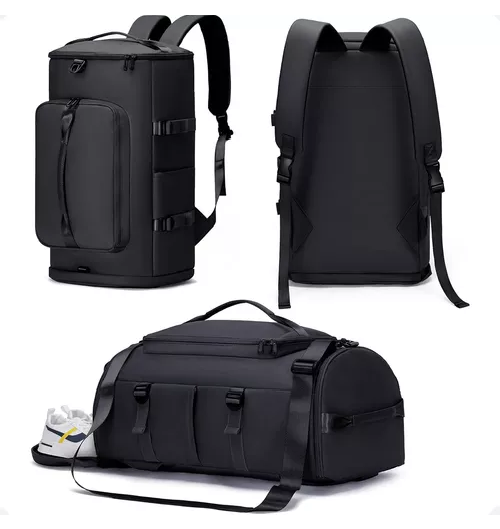 BOLSA DE GRAN CAPACIDAD PARA VIAJES Y DEPORTES, COLOR EN COLOR NEGRO - 1