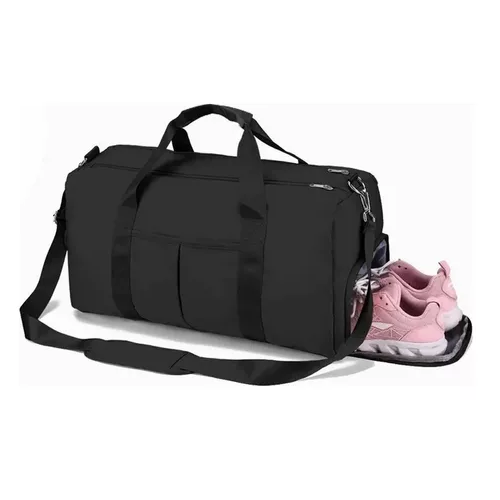 BOLSA DE GRAN CAPACIDAD PARA VIAJES Y DEPORTES, COLOR EN COLOR NEGRO - 1