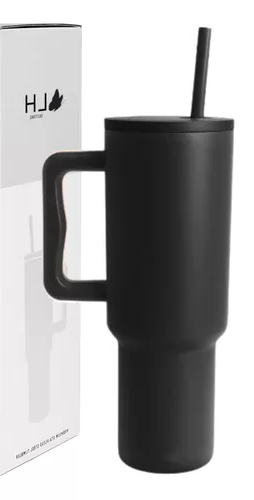 VASO TÉRMICO MUG, 1200 LT, ACERO INOXIDABLE, NEGRO - 2