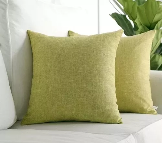 FUNDAS DE COJÍN CON DISEÑOS Y COLORES 43X43 CM - VERDE - 2