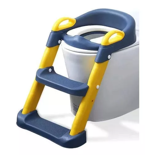 ASIENTO ADAPTADOR CON ESCALERA PARA INODORO WC PARA NIÑOS, ACOLCHADO - 6