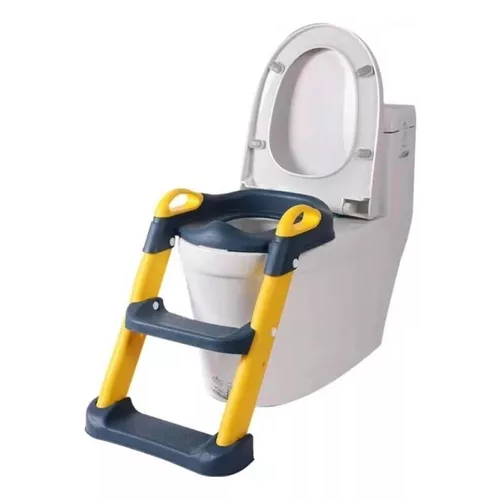 ASIENTO ADAPTADOR CON ESCALERA PARA INODORO WC PARA NIÑOS, ACOLCHADO - 7