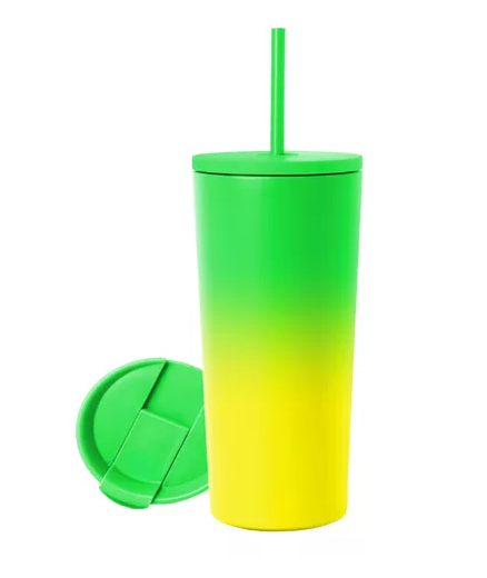 VASO TÉRMICO MUG LH 700 LT, ACERO INOXIDABLE, VERDE LIMÓN - 1