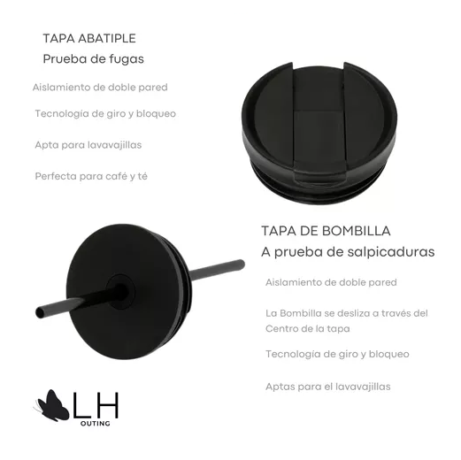 VASO TÉRMICO MUG LH 700 LT, ACERO INOXIDABLE, VERDE LIMÓN - 4