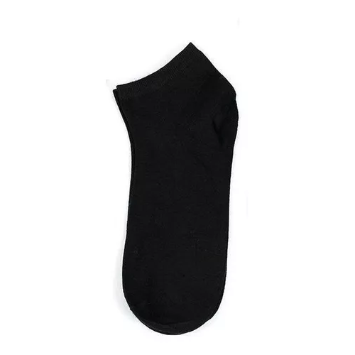 PACK DE 12 PARES DE CALCETINES DE BAMBÚ DEPORTIVOS TOBILLERAS, COLOR NEGRO, TALLA 39-45 - 3