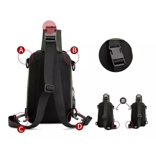 BOLSO DE PECHO BANANO USB - 6