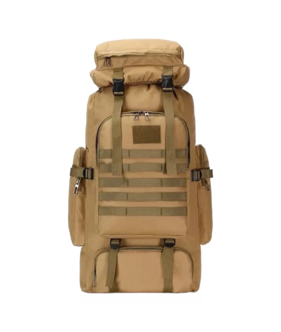 MOCHILA DE CAMPAÑA 80L COLOR EN COLOR CAFE - 1