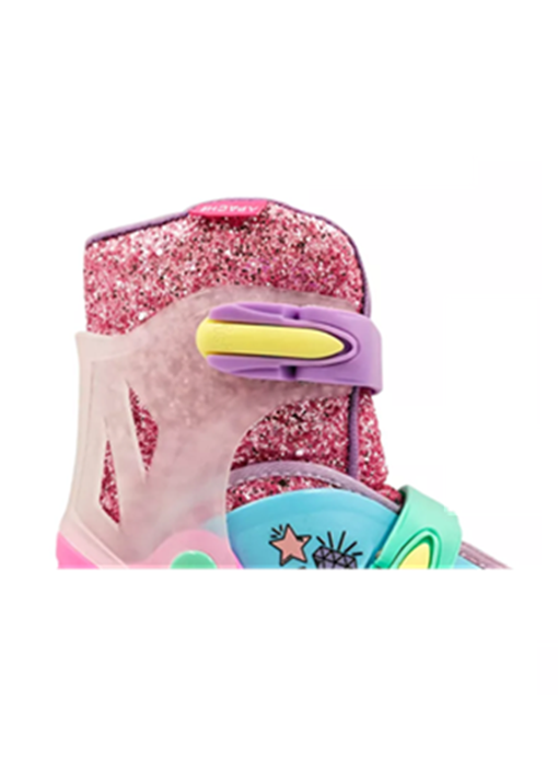 PATINES EN LINEA RUSH GIRL-2025 AJUSTABLES T 34-37, ROSADO - 2