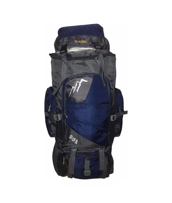 MOCHILA IMPERMEABLE DE 90L COLOR AZUL MARINO - 1