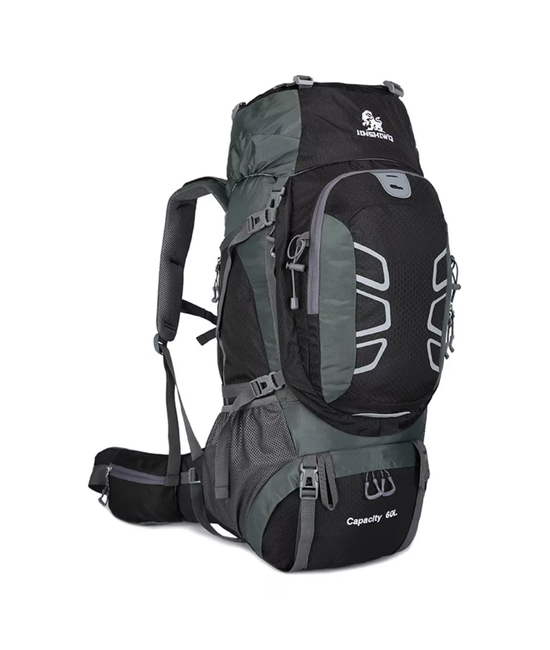 MOCHILA IMPERMEABLE 60L COLOR EN COLOR NEGRO - 1