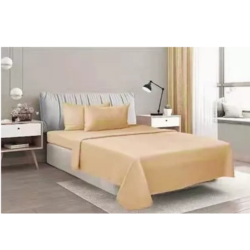 JUEGO DE SÁBANAS POLAR, 2 PLAZAS, 4 PIEZAS, COLOR BEIGE, ELASTICADA - 2
