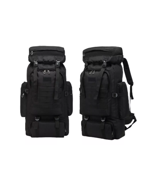 MOCHILA DE CAMPAÑA 80L COLOR EN COLOR NEGRO - 3