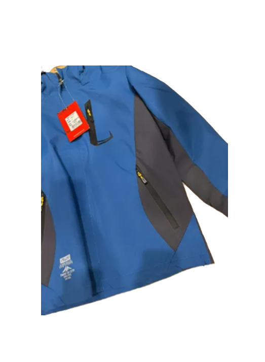CHAQUETA CORTAVIENTO DEPORTIVA ULTRA LIVIANA MICROPOLAR AZUL MARINO, TALLA XS - 2