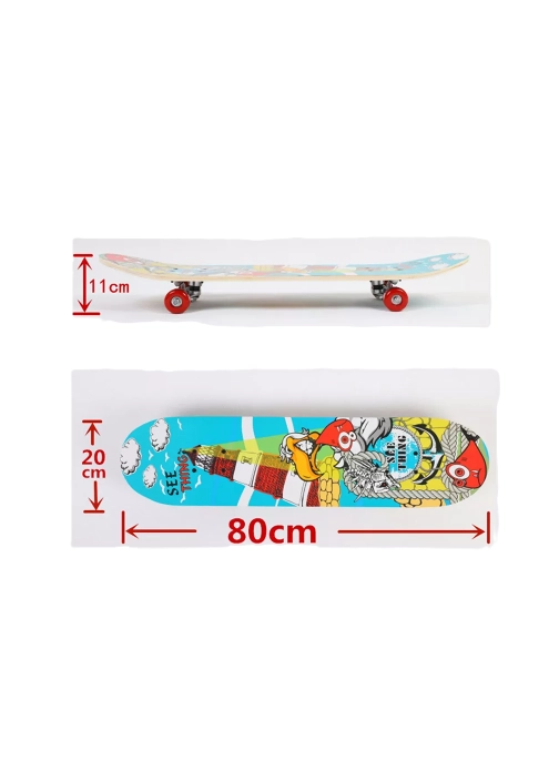 TABLA SKATE MADERA ARCE 7 LAMINAS 32'', NEGRO - 2