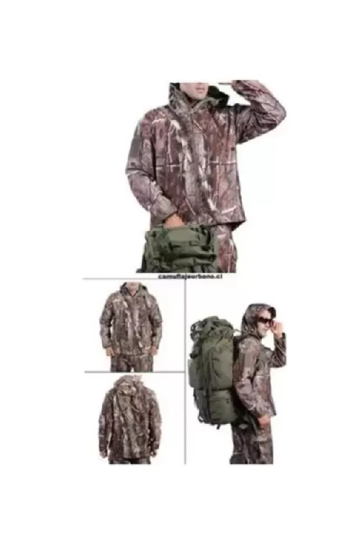 CHAQUETA SOFTSHELL TÁCTICA MILITAR CON CAPUCHA IMPERMEABLE, TALLA XXXL - 5