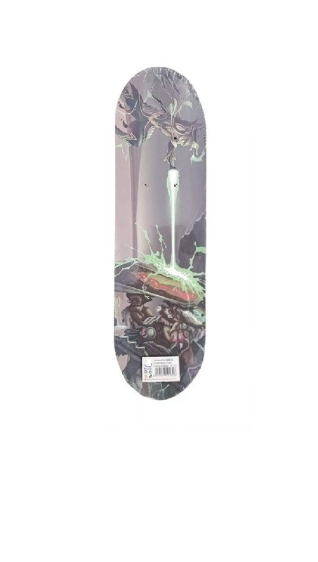 TABLA SKATE PATINETA NIÑO UNISEX 70CM, NEGRO - 2