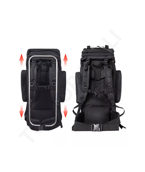 MOCHILA PARA CAMPAÑAS MILITARES 100L COLOR EN COLOR NEGRO - 5