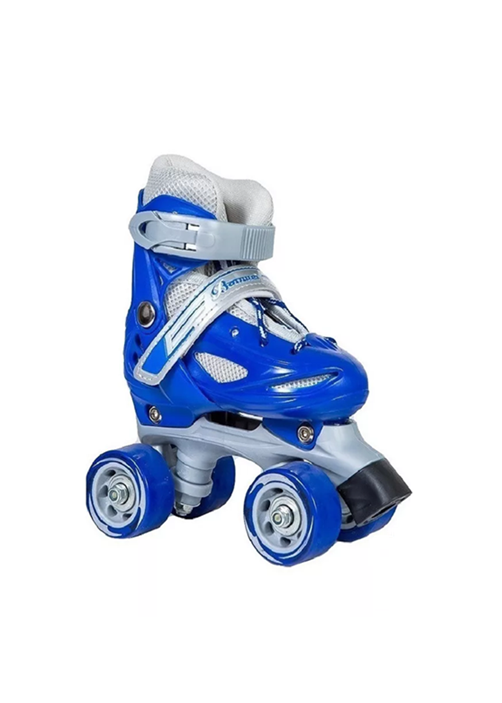 PATIN 4 RUEDAS + SET PROTECCION TALLA 29-32, AZUL - 1