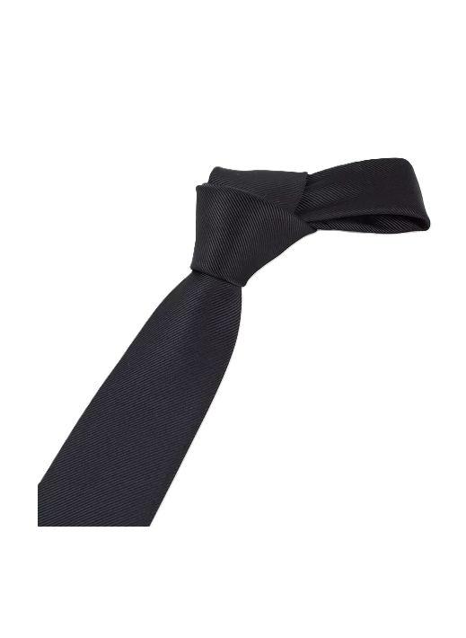CORBATA TRAJE DE VESTIR, EN COLOR NEGRO - 2