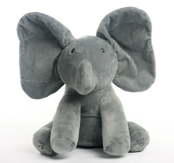 ELEFANTE MUSICAL DE APEGO, PEEK A BOO - 1