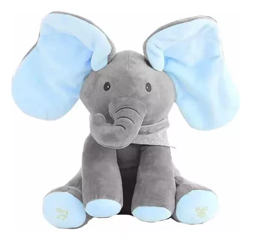 ELEFANTE MUSICAL DE APEGO, PEEK A BOO - 2