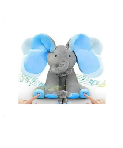 ELEFANTE MUSICAL DE APEGO, PEEK A BOO - 4