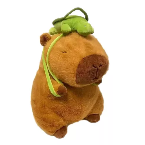 JUGUETE DE PELUCHE DE CAPIBARA, NAVIDAD, CUMPLEAÑOS, COLOR UNICOLOR - 2