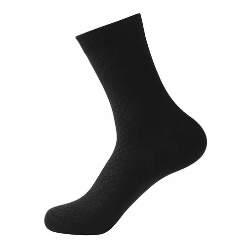 CALCETAS DEPORTIVAS PARA HOMBRE, 100% ALGODÓN, PACK DE 10 PARES, COLOR NEGRO - 4