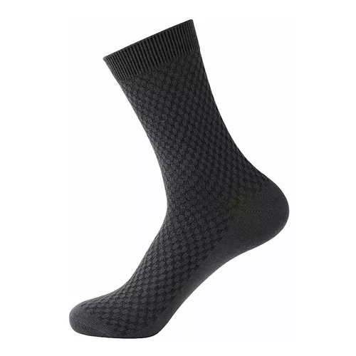 CALCETAS DEPORTIVAS PARA HOMBRE, 100% ALGODÓN, PACK DE 10 PARES, COLOR NEGRO - 6