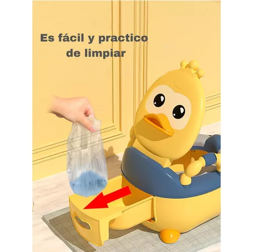 PELELA BACINICA PATO PARA BEBÉ, NIÑO O NIÑA - 2