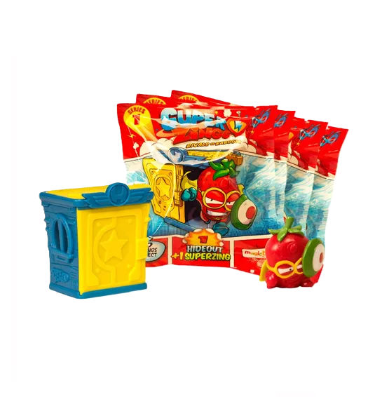 SUPERZINGS 1 - PACK 4 UNIDADES HIDEOUT MULTICOLOR - 1
